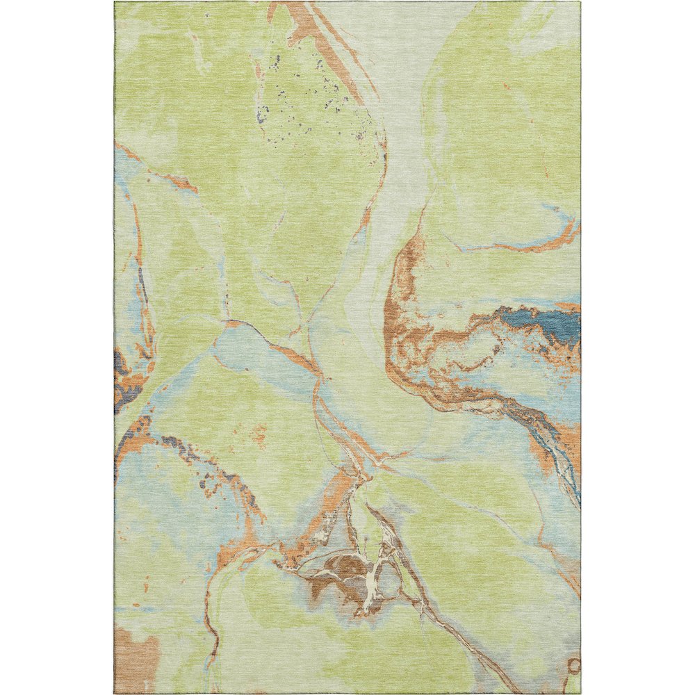 Premium Machine Washable Mayfield AMF1005 Aloe 9' x 12' Rug