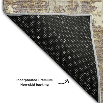 Premium Machine Washable Mayfield AMF1008 Lavender 5' x 7'6" Rug