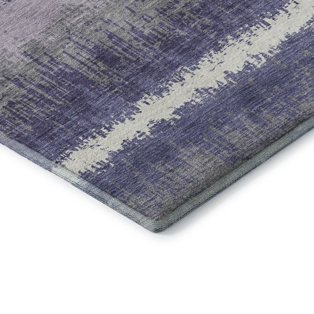 Premium Machine Washable Mayfield AMF1013 Purple 5' x 7'6" Rug