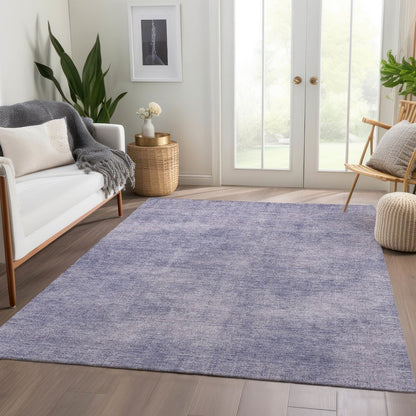 Premium Machine Washable Mayfield AMF1018 Purple 9' x 12' Rug