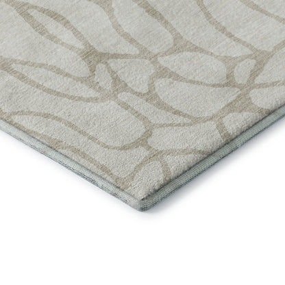 Premium Machine Washable Mayfield AMF1024 Ivory 5' x 7'6" Rug