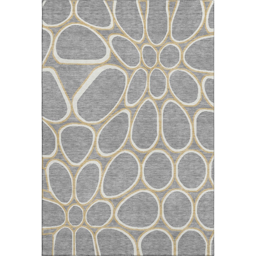 Premium Machine Washable Mayfield AMF1041 Gray 9' x 12' Rug