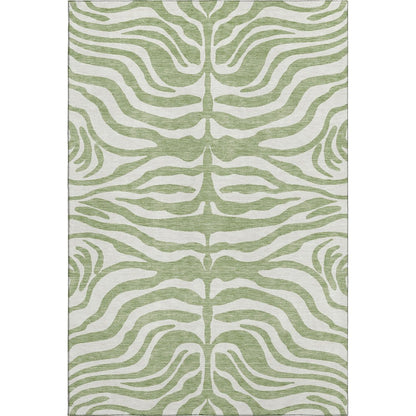 Premium Machine Washable Mayfield AMF1042 Aloe 9' x 12' Rug