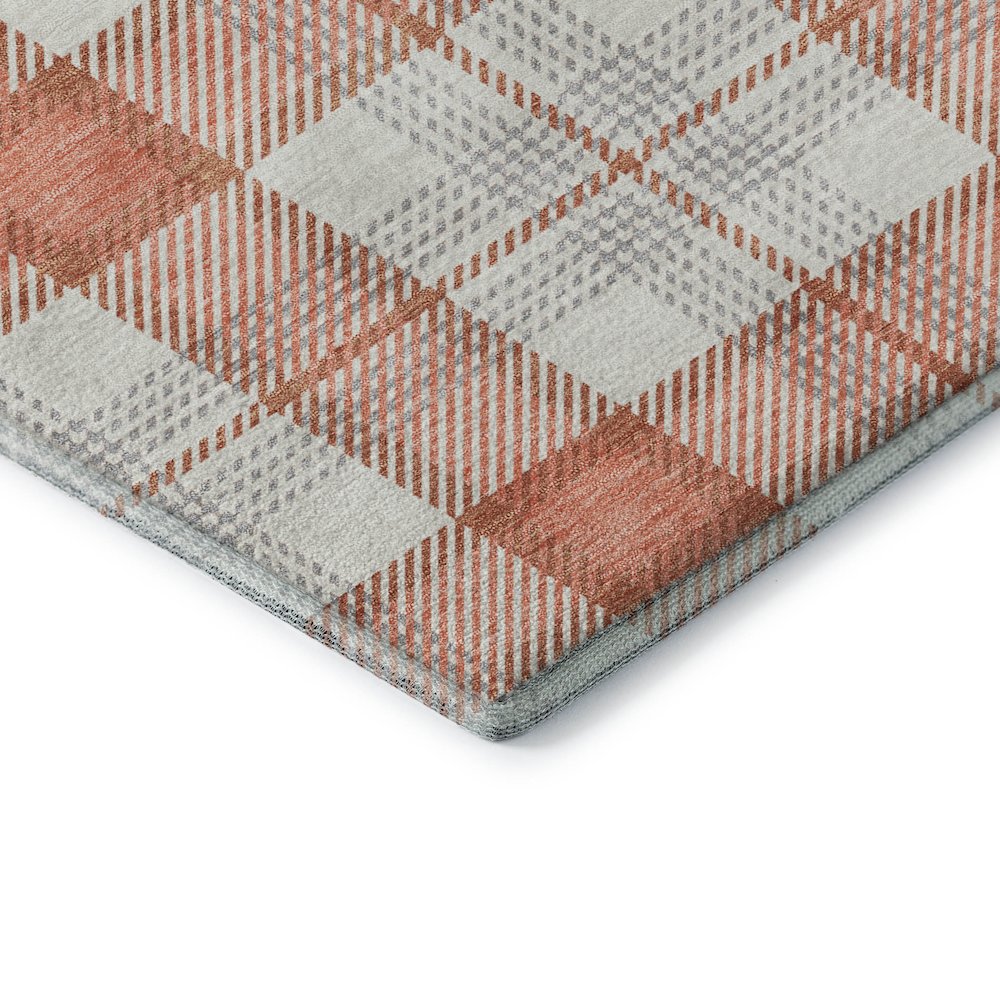 Premium Machine Washable Mayfield AMF1052 Coral 5' x 7'6" Rug