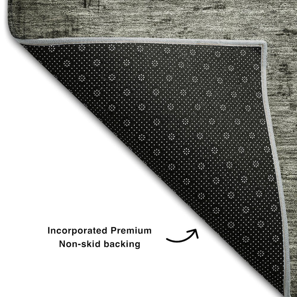 Premium Machine Washable Mayfield AMF1069 Taupe 5' x 7'6" Rug