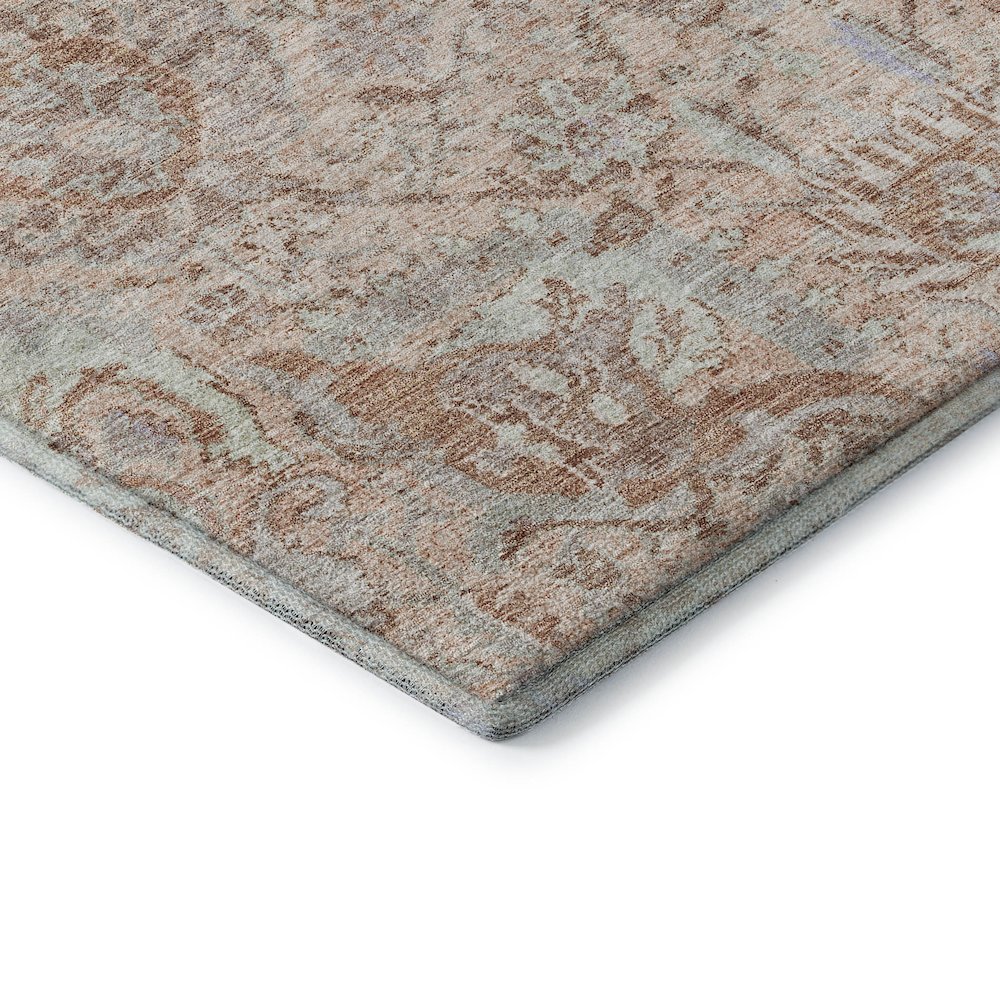 Premium Machine Washable Mayfield AMF1102 Coral 5' x 7'6" Rug