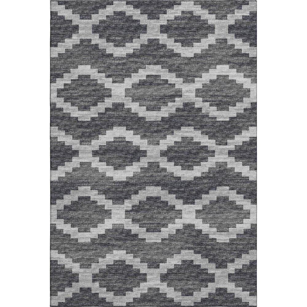 Premium Machine Washable Mayfield  Gray 9' x 12' Rug