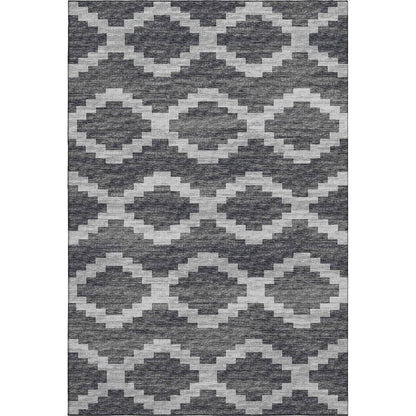 Premium Machine Washable Mayfield  Gray 9' x 12' Rug