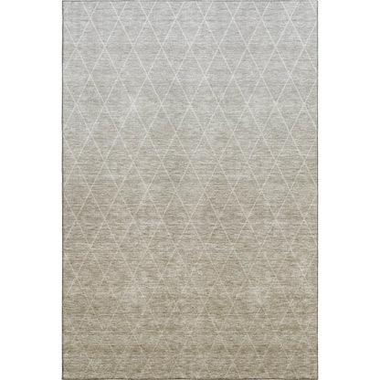 Premium Machine Washable Mayfield AMF1175 Taupe 9' x 12' Rug