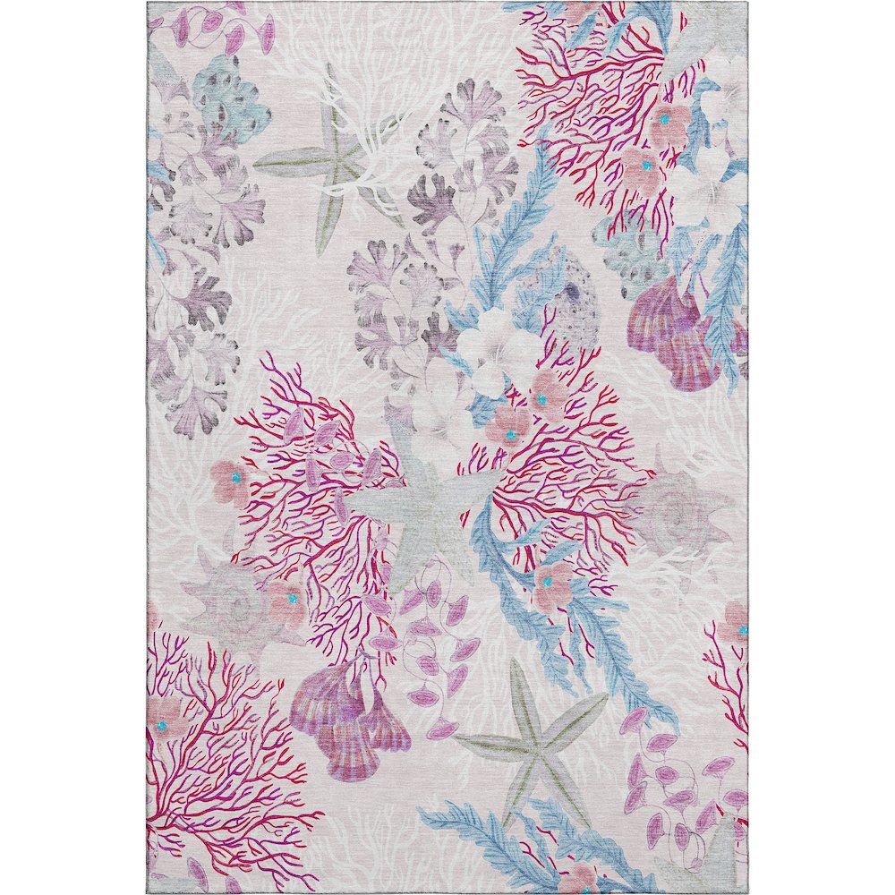 Premium Machine Washable Mayfield  Raspberry 9' x 12' Rug