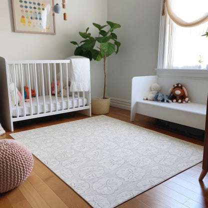 Premium Machine Washable Mayfield  Gray 9' x 12' Rug