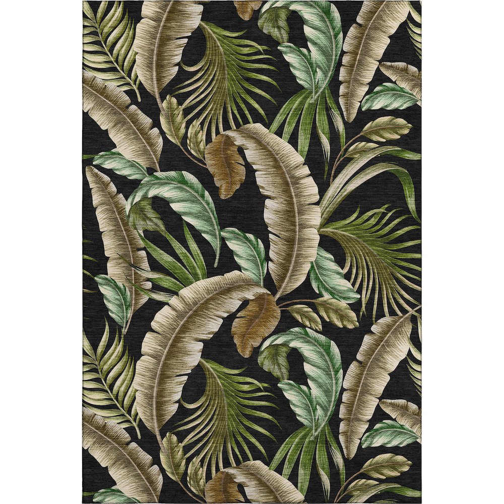 Premium Machine Washable Mayfield  Midnight 9' x 12' Rug