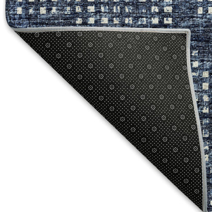 Premium Machine Washable Mayfield  Blue 5' x 7'6" Rug