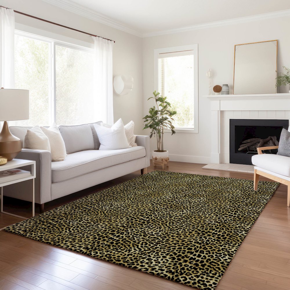 Premium Machine Washable Mayfield  Gilded 9' x 12' Rug