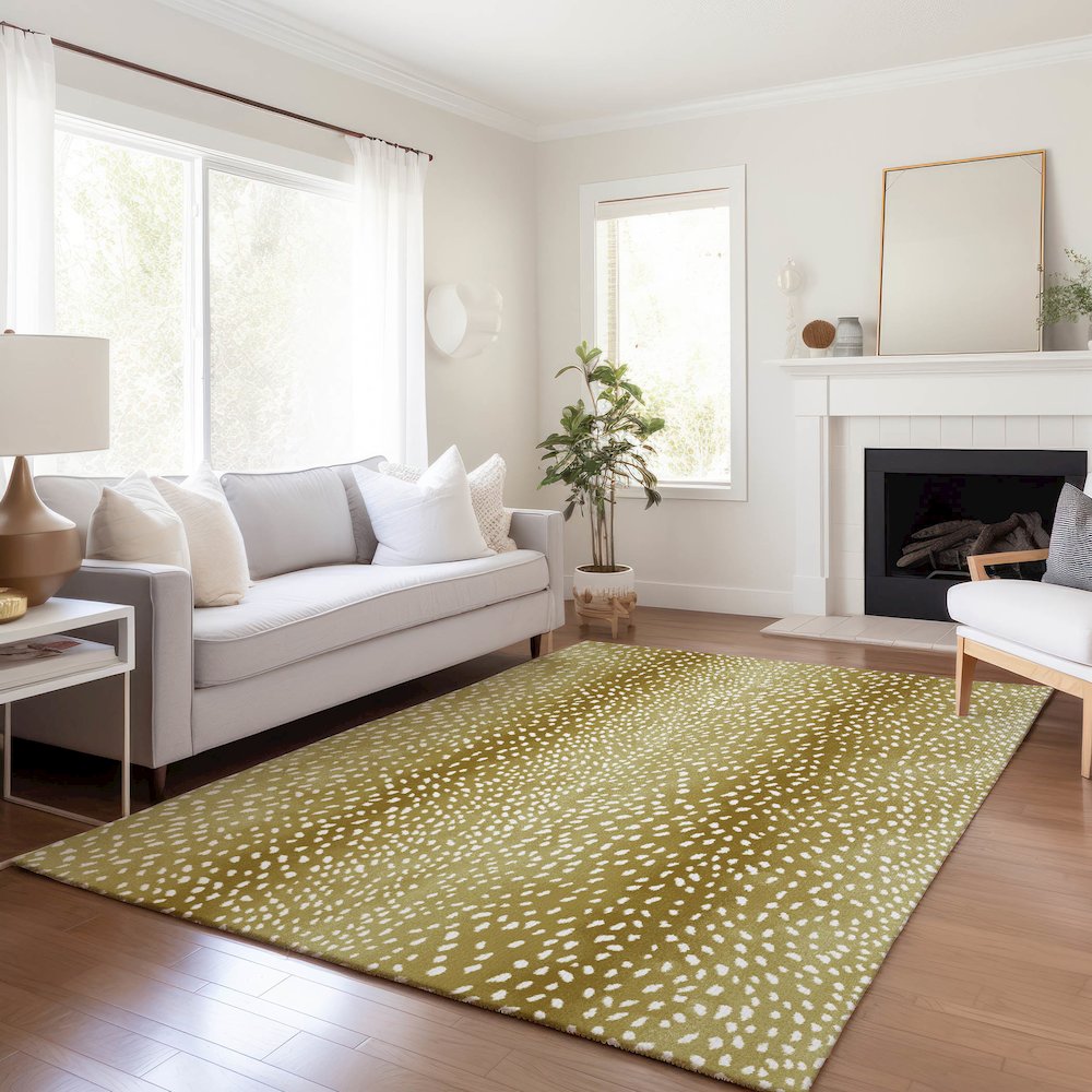 Premium Machine Washable Mayfield  Gilded 9' x 12' Rug