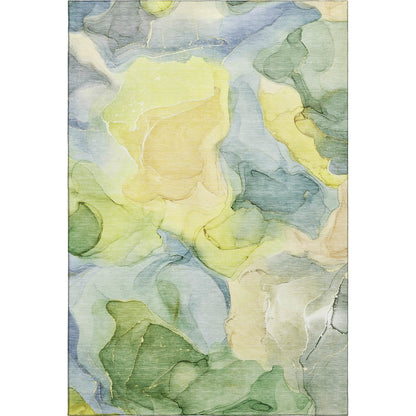 Premium Machine Washable Mayfield  Yellow 9' x 12' Rug