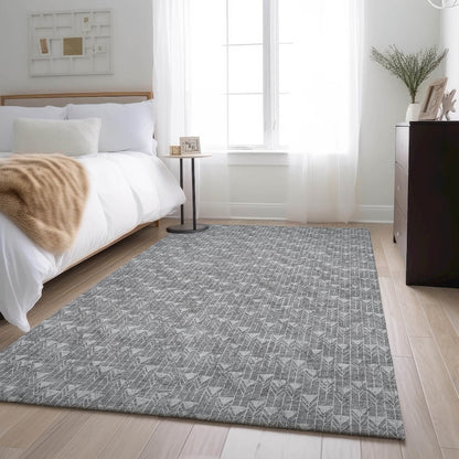 Premium Machine Washable Mayfield  Gray 9' x 12' Rug