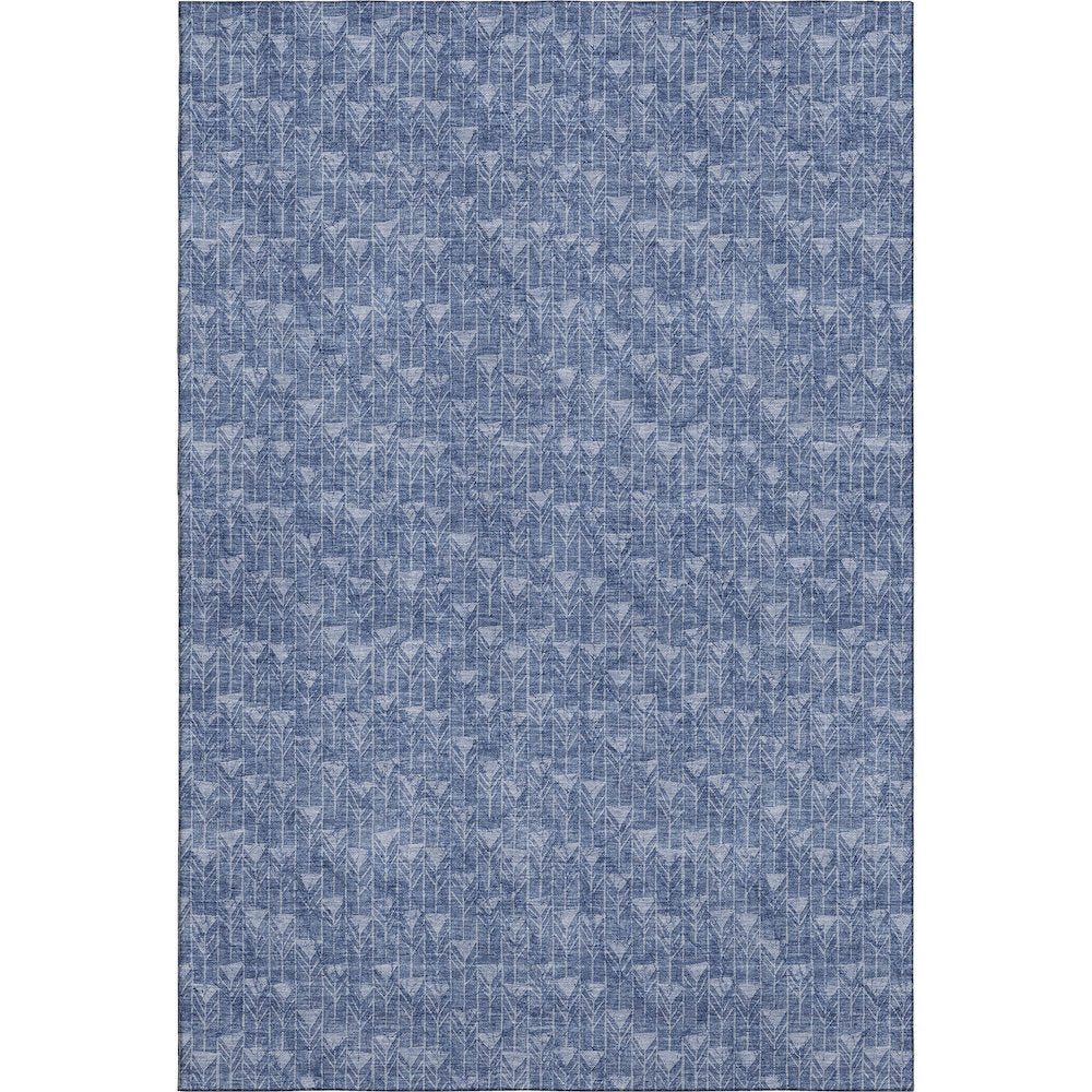 Premium Machine Washable Mayfield  Navy 9' x 12' Rug