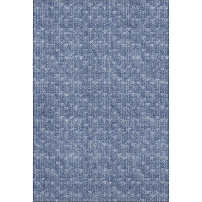 Premium Machine Washable Mayfield  Navy 9' x 12' Rug