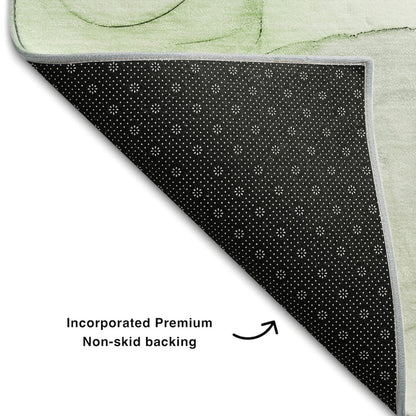 Premium Machine Washable Mayfield  Green 5' x 7'6" Rug