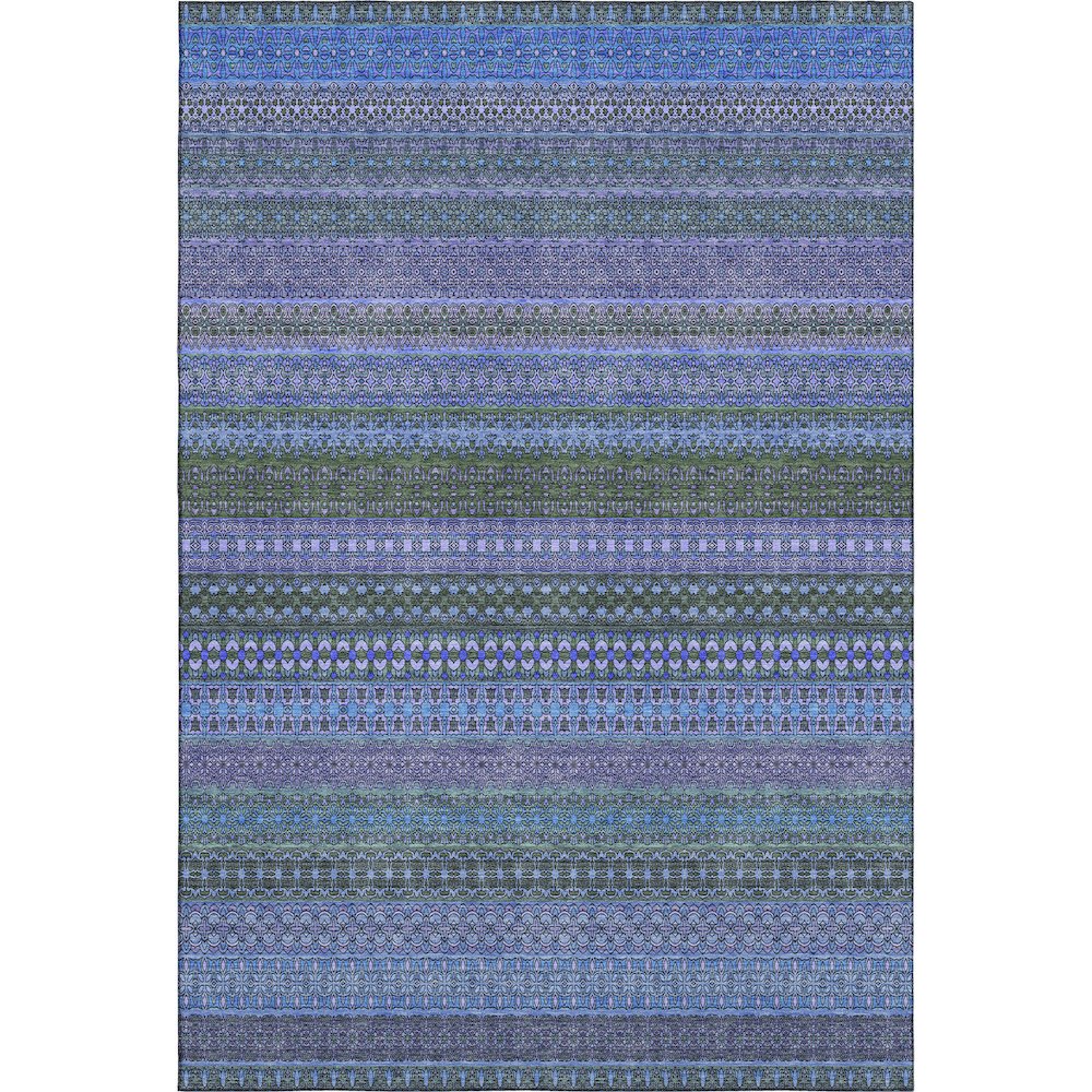 Premium Machine Washable Mayfield  Blue 9' x 12' Rug