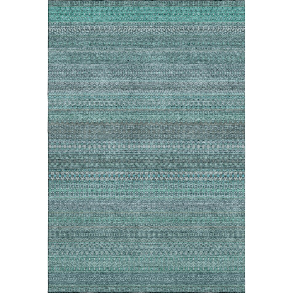 Premium Machine Washable Mayfield  Turquoise 9' x 12' Rug