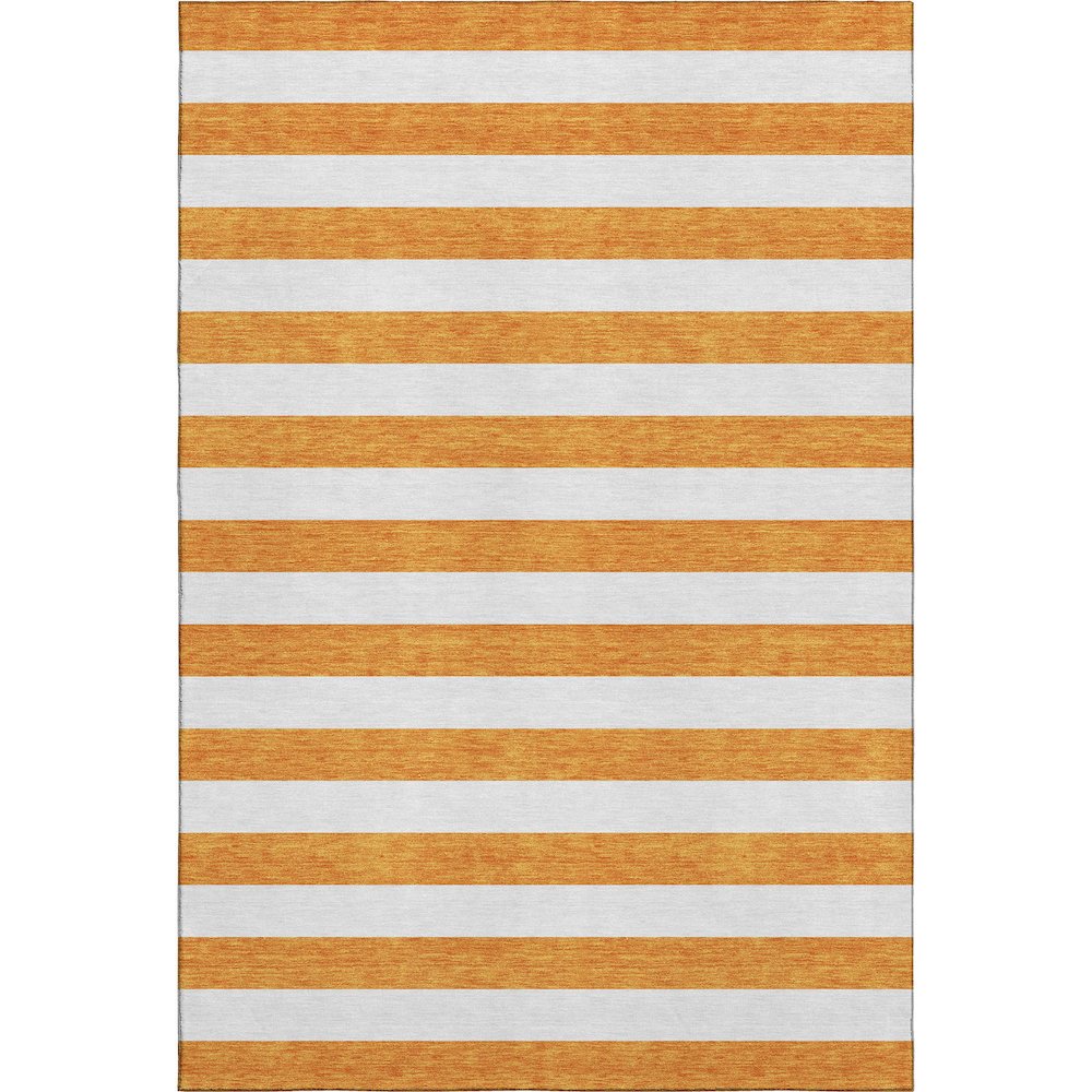 Premium Machine Washable Mayfield  Orange 9' x 12' Rug