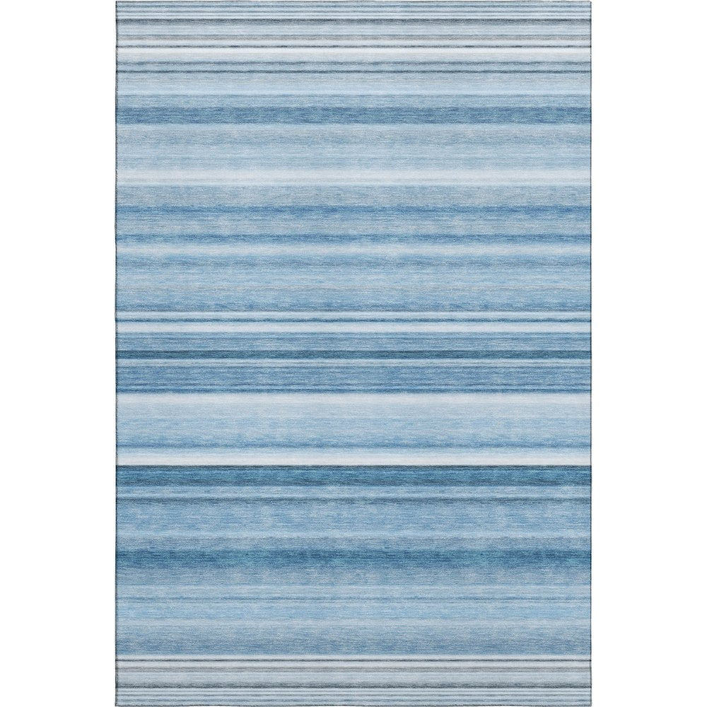 Premium Machine Washable Mayfield  Blue 9' x 12' Rug