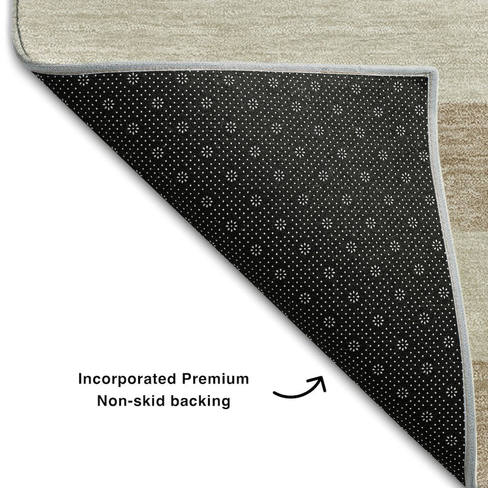 Premium Machine Washable Mayfield  Beige 5' x 7'6" Rug