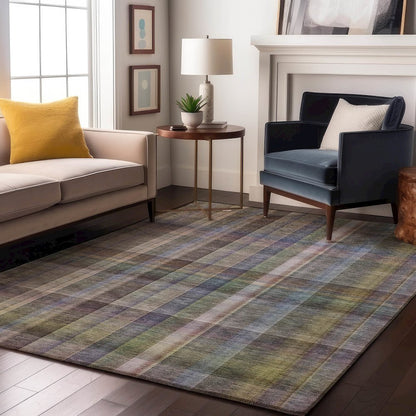 Premium Machine Washable Mayfield  Pewter 9' x 12' Rug