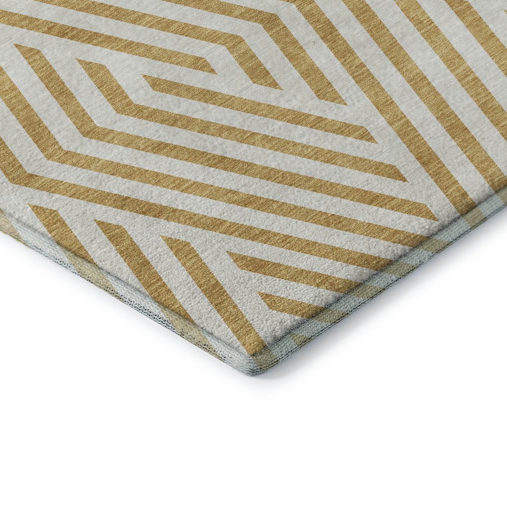 Premium Machine Washable Mayfield  Gold 5' x 7'6" Rug