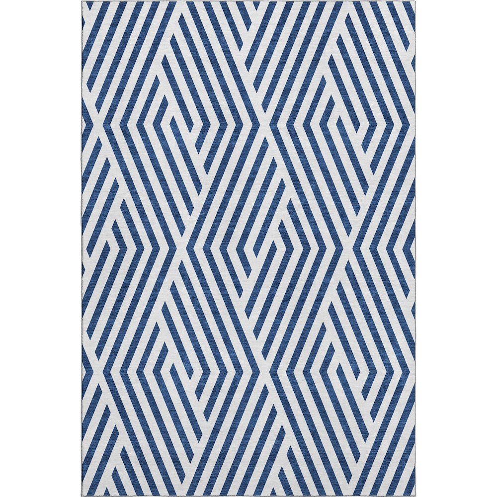 Premium Machine Washable Mayfield  Navy 9' x 12' Rug
