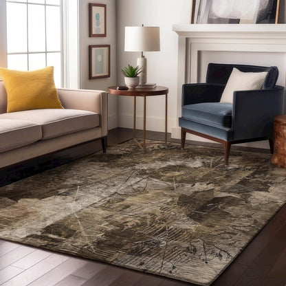 Premium Machine Washable Mayfield  Taupe 9' x 12' Rug