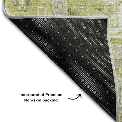 Premium Machine Washable Mayfield  Aloe 5' x 7'6" Rug