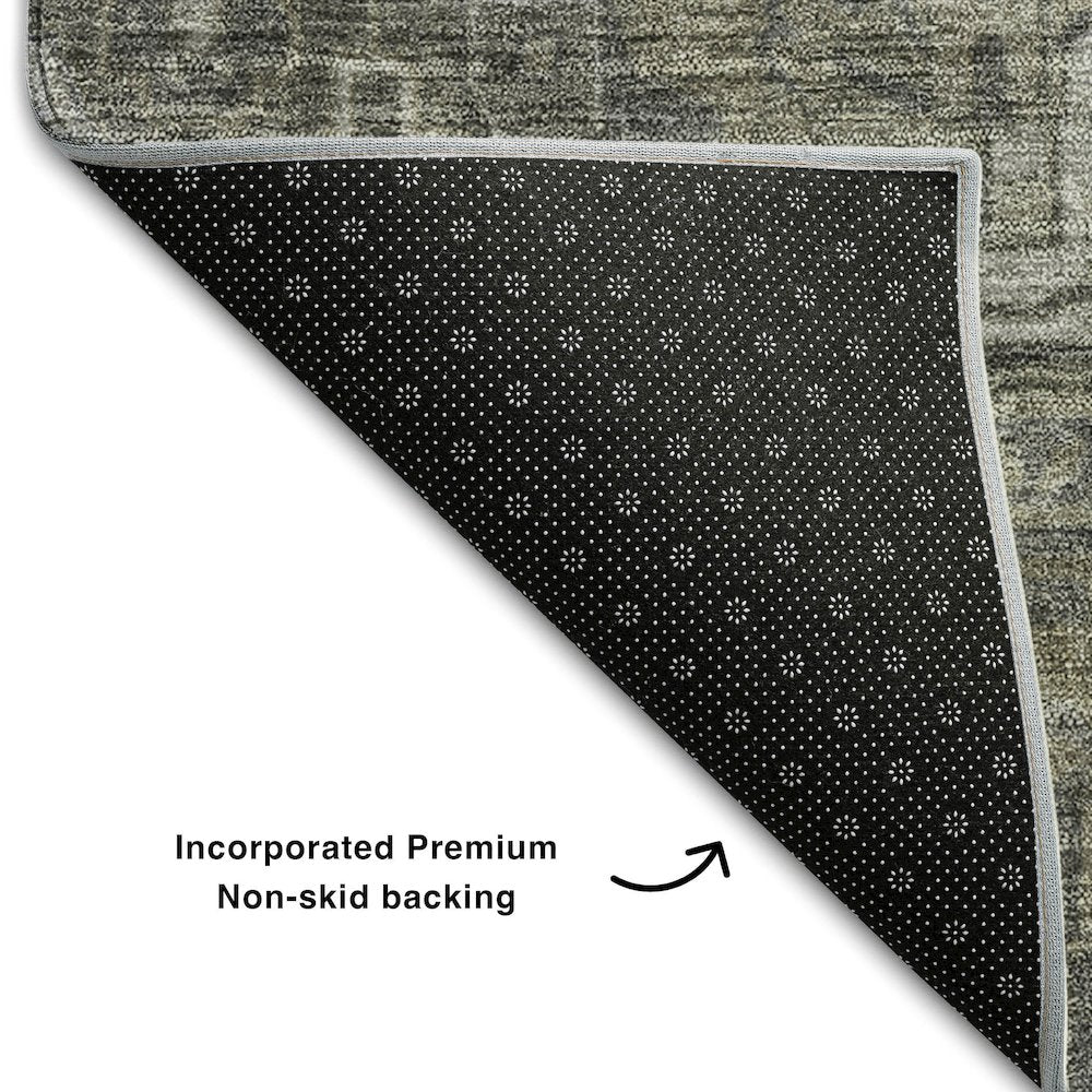 Premium Machine Washable Mayfield  Mocha 5' x 7'6" Rug