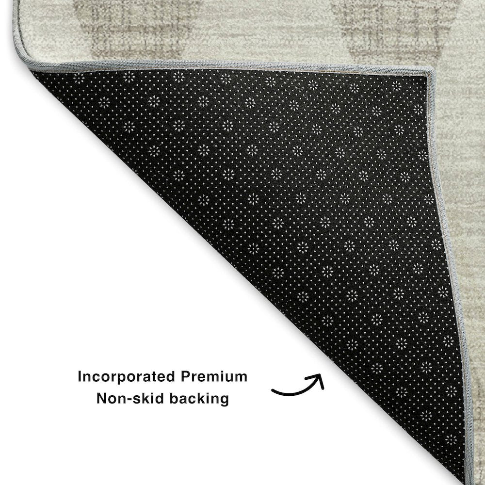 Premium Machine Washable Mayfield  Beige 5' x 7'6" Rug