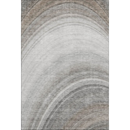 Premium Machine Washable Mayfield  Gray 9' x 12' Rug