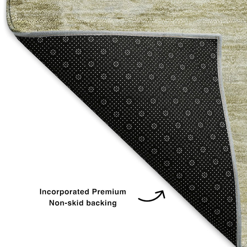 Premium Machine Washable Mayfield  Gold 5' x 7'6" Rug