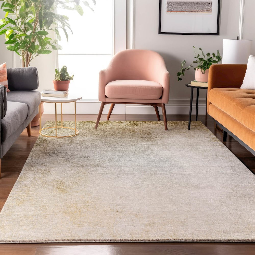 Premium Machine Washable Mayfield  Taupe 9' x 12' Rug