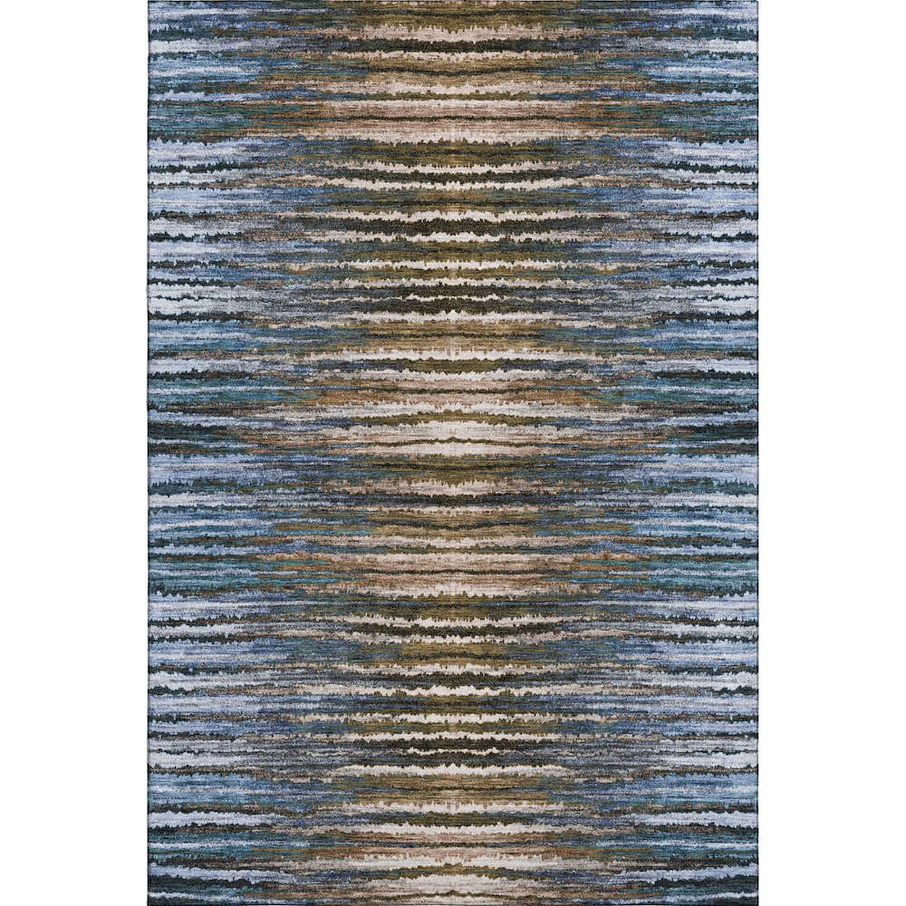 Premium Machine Washable Mayfield  Blue 9' x 12' Rug