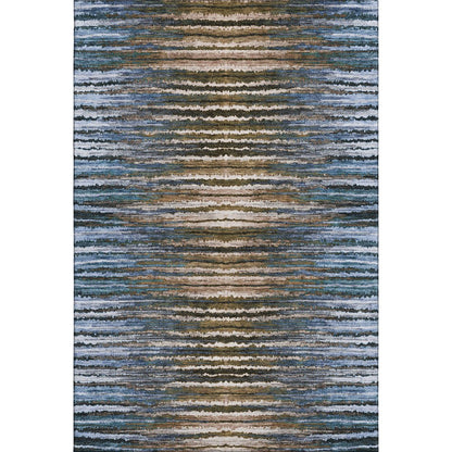 Premium Machine Washable Mayfield  Blue 9' x 12' Rug