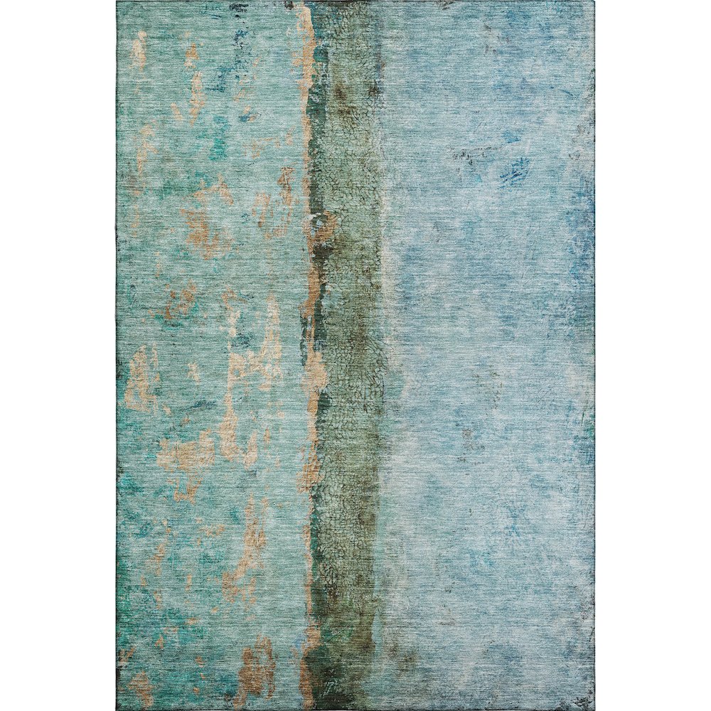 Premium Machine Washable Mayfield  Blue 9' x 12' Rug