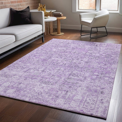 Premium Machine Washable Mayfield  Lilac 9' x 12' Rug