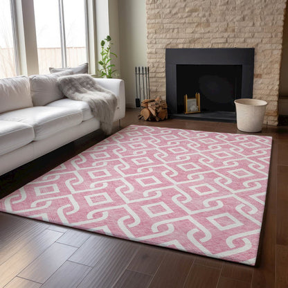 Premium Machine Washable Mayfield  Blush 9' x 12' Rug