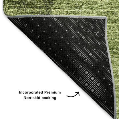 Premium Machine Washable Mayfield  Olive 5' x 7'6" Rug