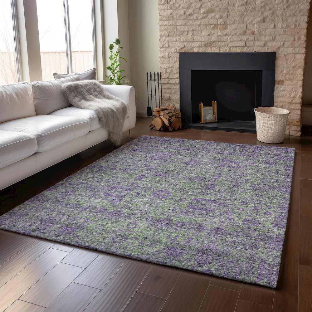 Premium Machine Washable Mayfield  Fern 9' x 12' Rug