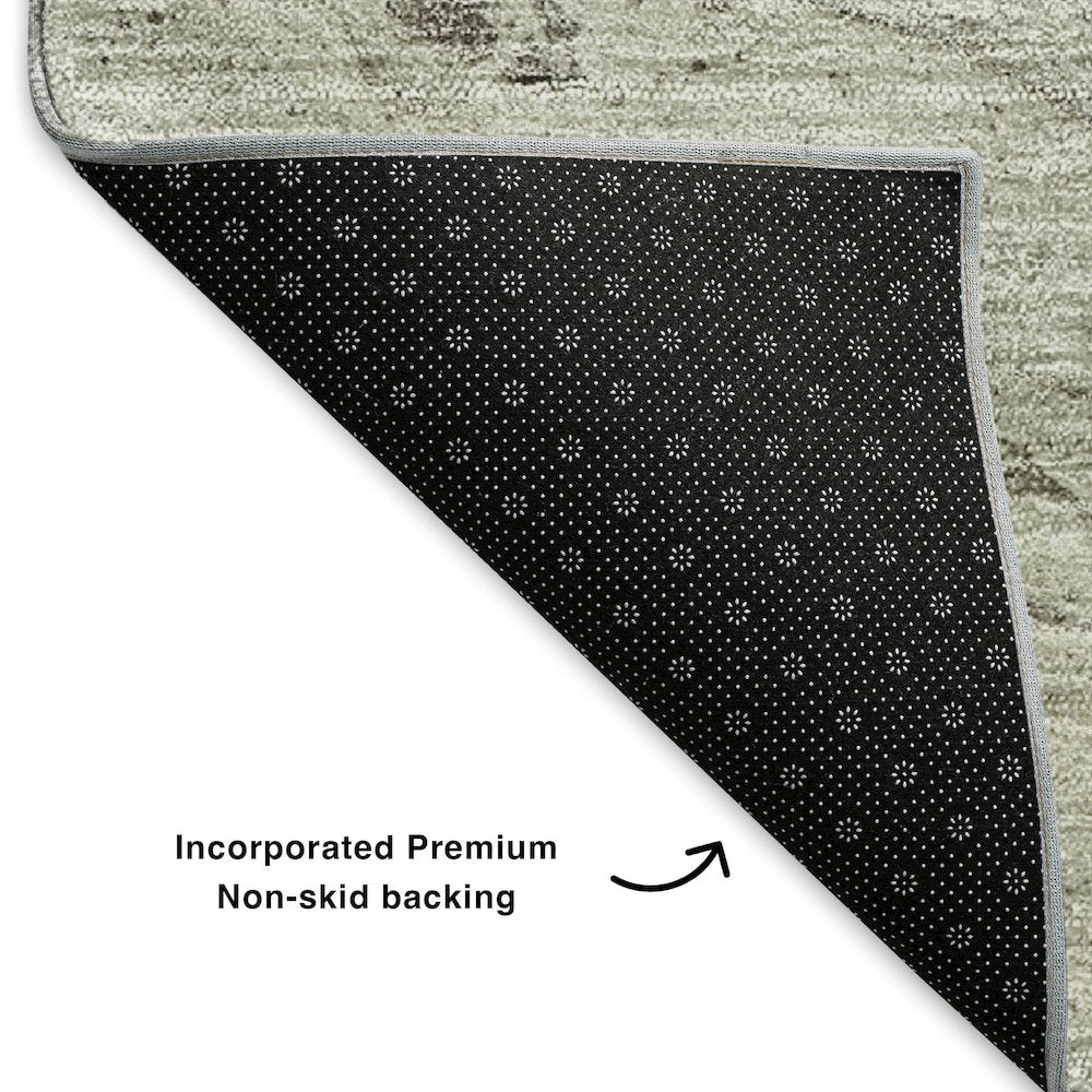 Premium Machine Washable Mayfield  Taupe 5' x 7'6" Rug