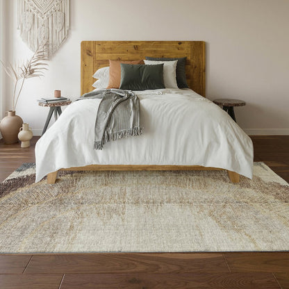Premium Machine Washable Mayfield  Brown 9' x 12' Rug