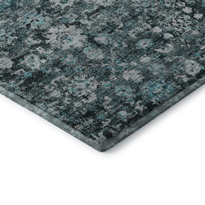 Premium Machine Washable Mayfield  Teal 5' x 7'6" Rug