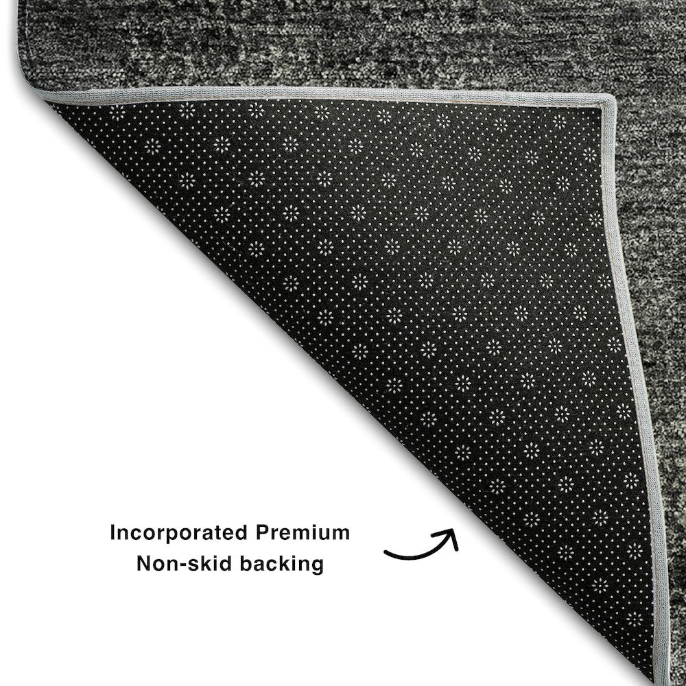 Premium Machine Washable Mayfield AMF667 Gray 5' x 7'6" Rug